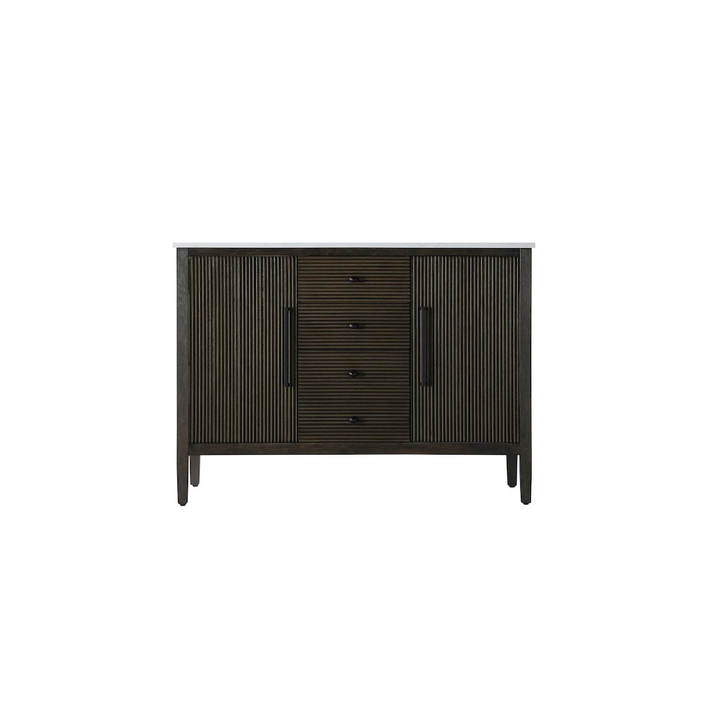 48 inch Single Bathroom Vanity in Chocolate Oak. Picture 5