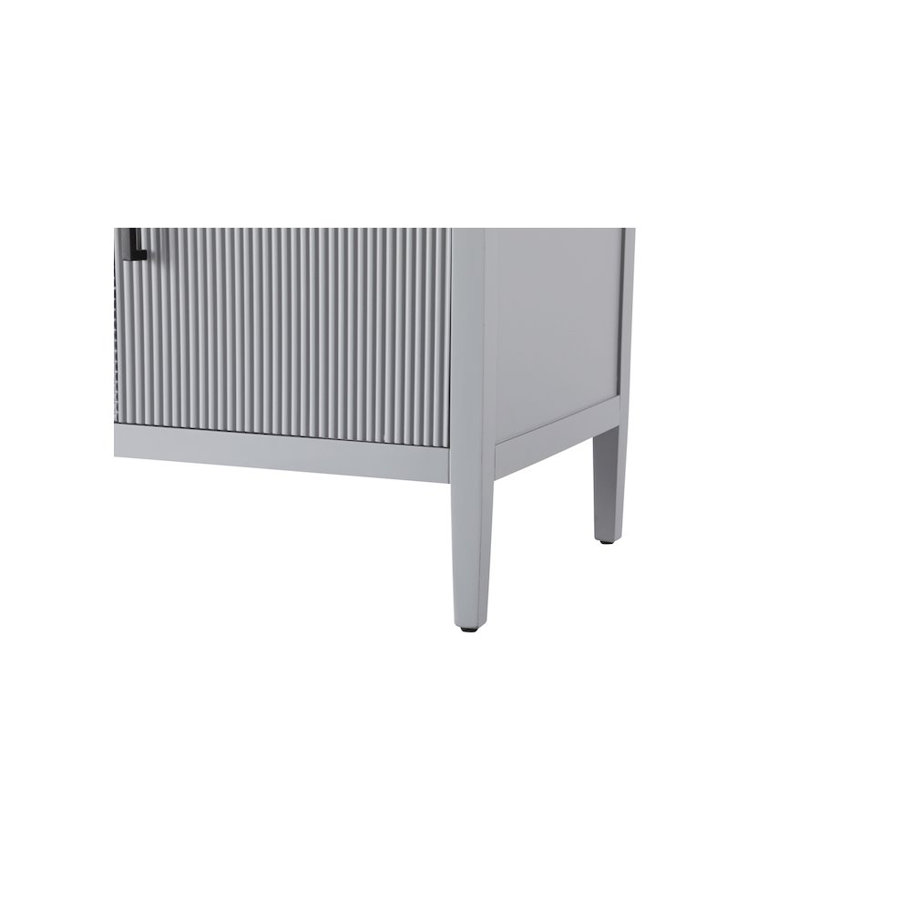 54 inch Double Bathroom Vanity in Grey. Picture 10