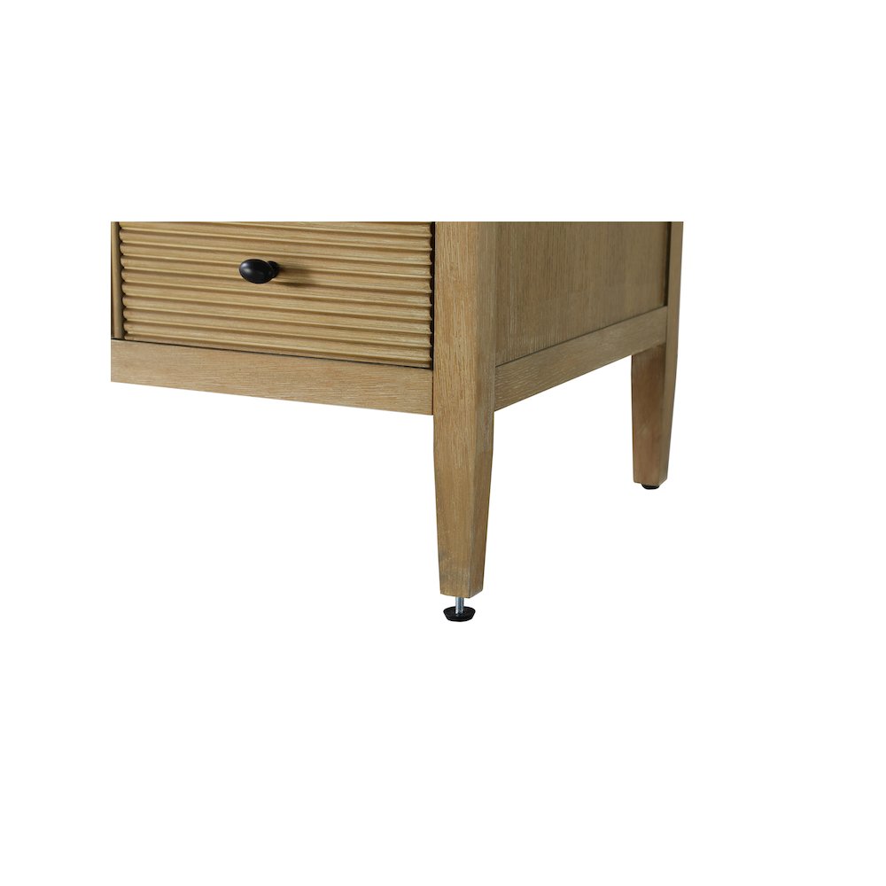 54 inch Single Bathroom Vanity in Linen Oak. Picture 11