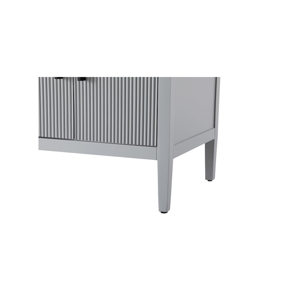 60 inch Double Bathroom Vanity in Grey. Picture 10