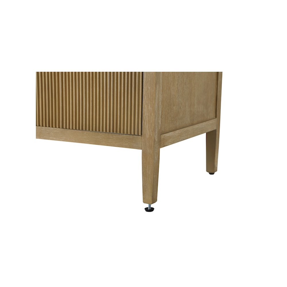 60 inch Double Bathroom Vanity in Linen Oak. Picture 11