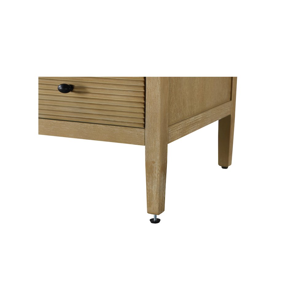 60 inch Single Bathroom Vanity in Linen Oak. Picture 11