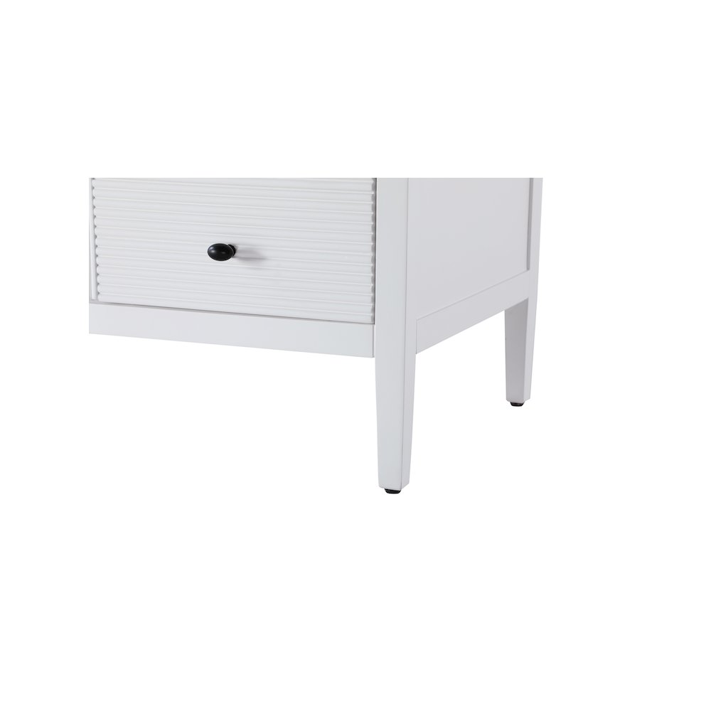 60 inch Single Bathroom Vanity in White. Picture 10