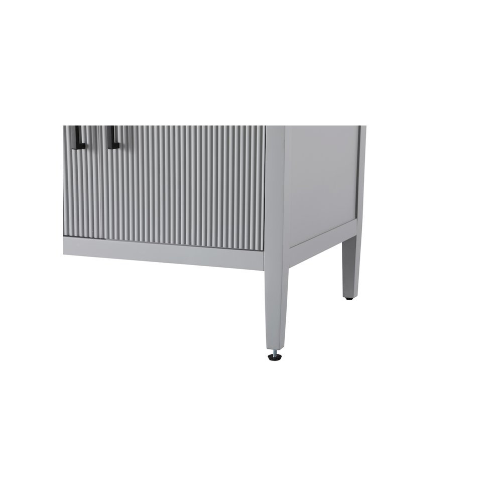 84 inch Double Bathroom Vanity in Grey. Picture 11