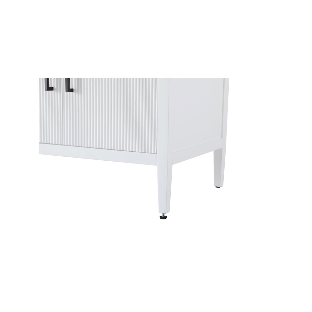 84 inch Double Bathroom Vanity in White. Picture 11