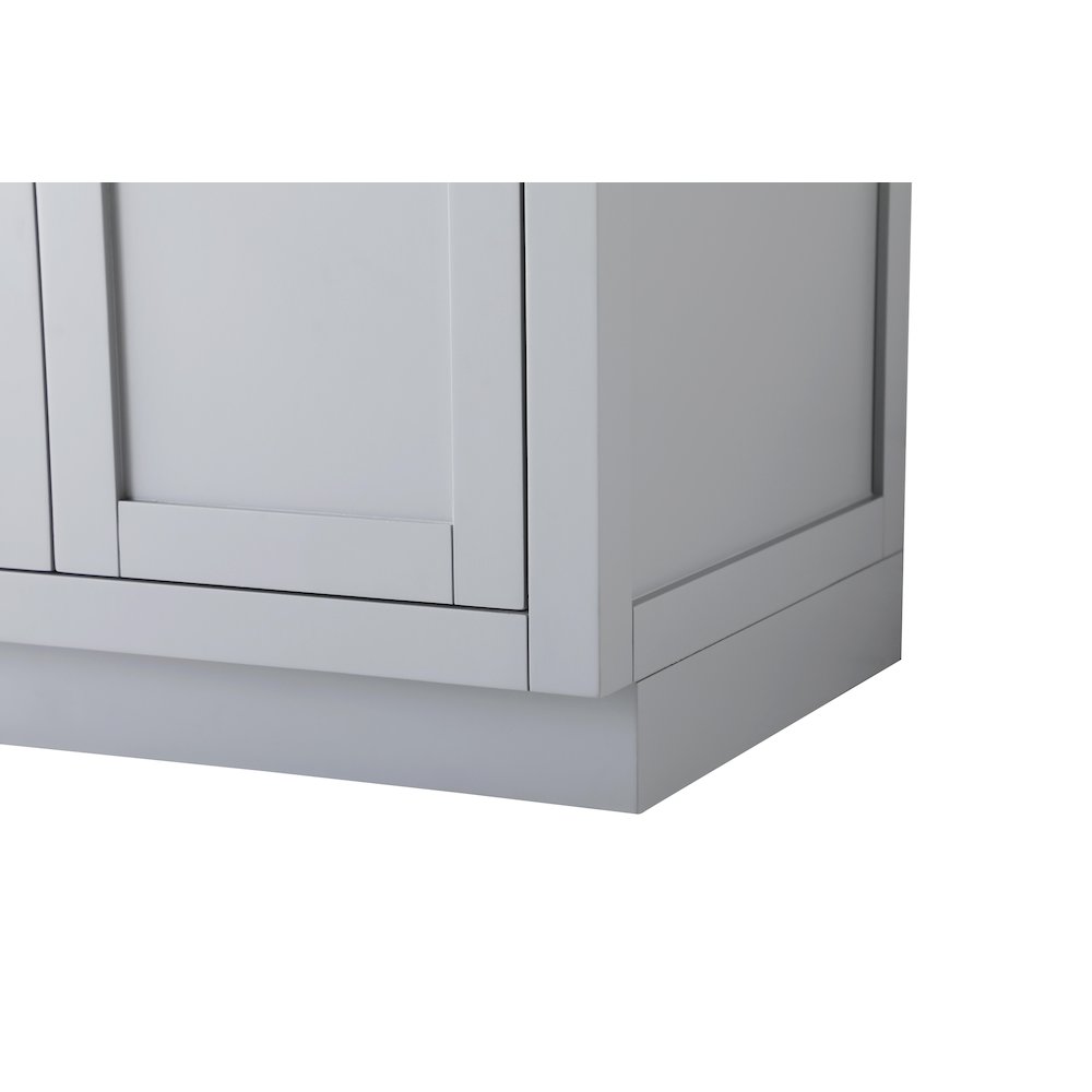 Alden 30 Inch Single Bathroom Vanity In Grey. Picture 10