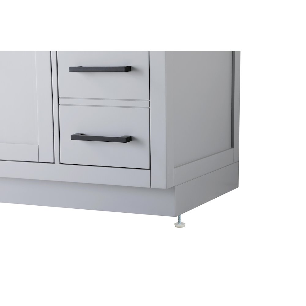 Alden 36 Inch Single Bathroom Vanity In Grey. Picture 11