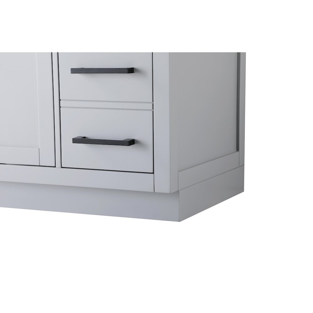 Alden 36 Inch Single Bathroom Vanity In Grey. Picture 10