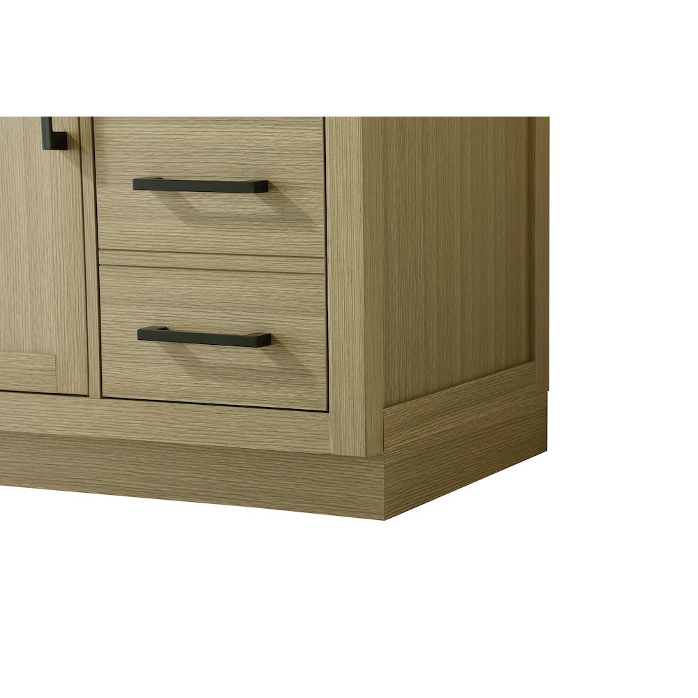 Alden 36 Inch Single Bathroom Vanity In Honey Brown. Picture 10