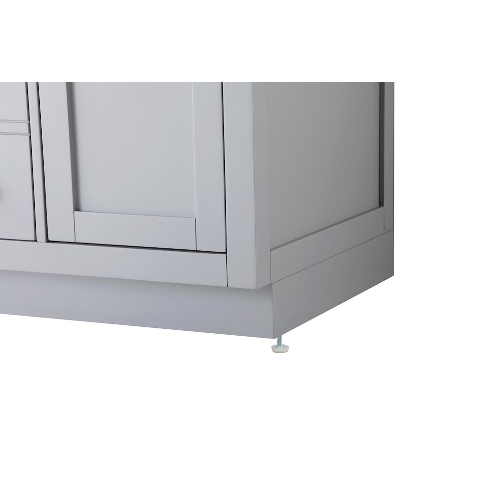 Alden 42 Inch Single Bathroom Vanity In Grey. Picture 11