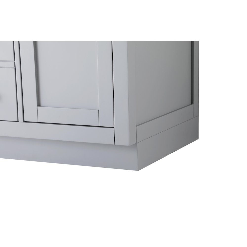 Alden 42 Inch Single Bathroom Vanity In Grey. Picture 10