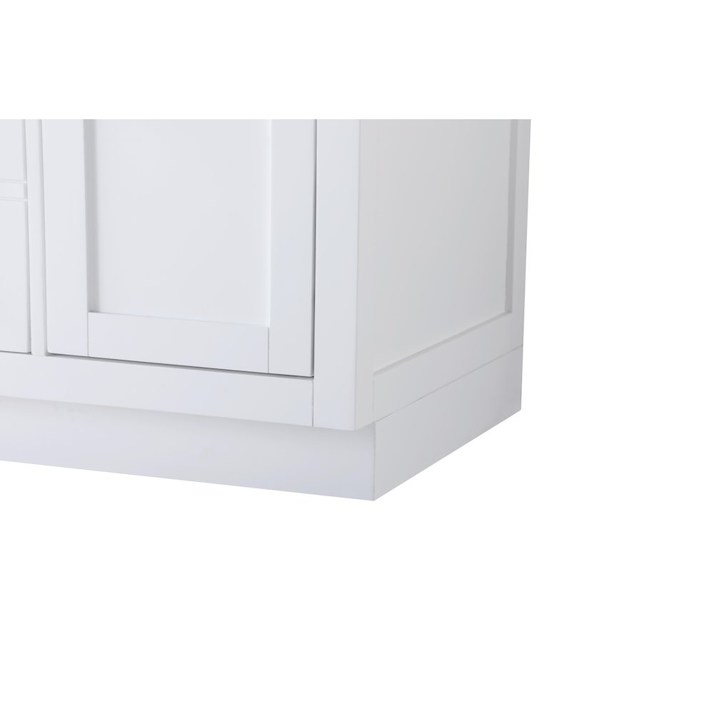 Alden 42 Inch Single Bathroom Vanity In White. Picture 10