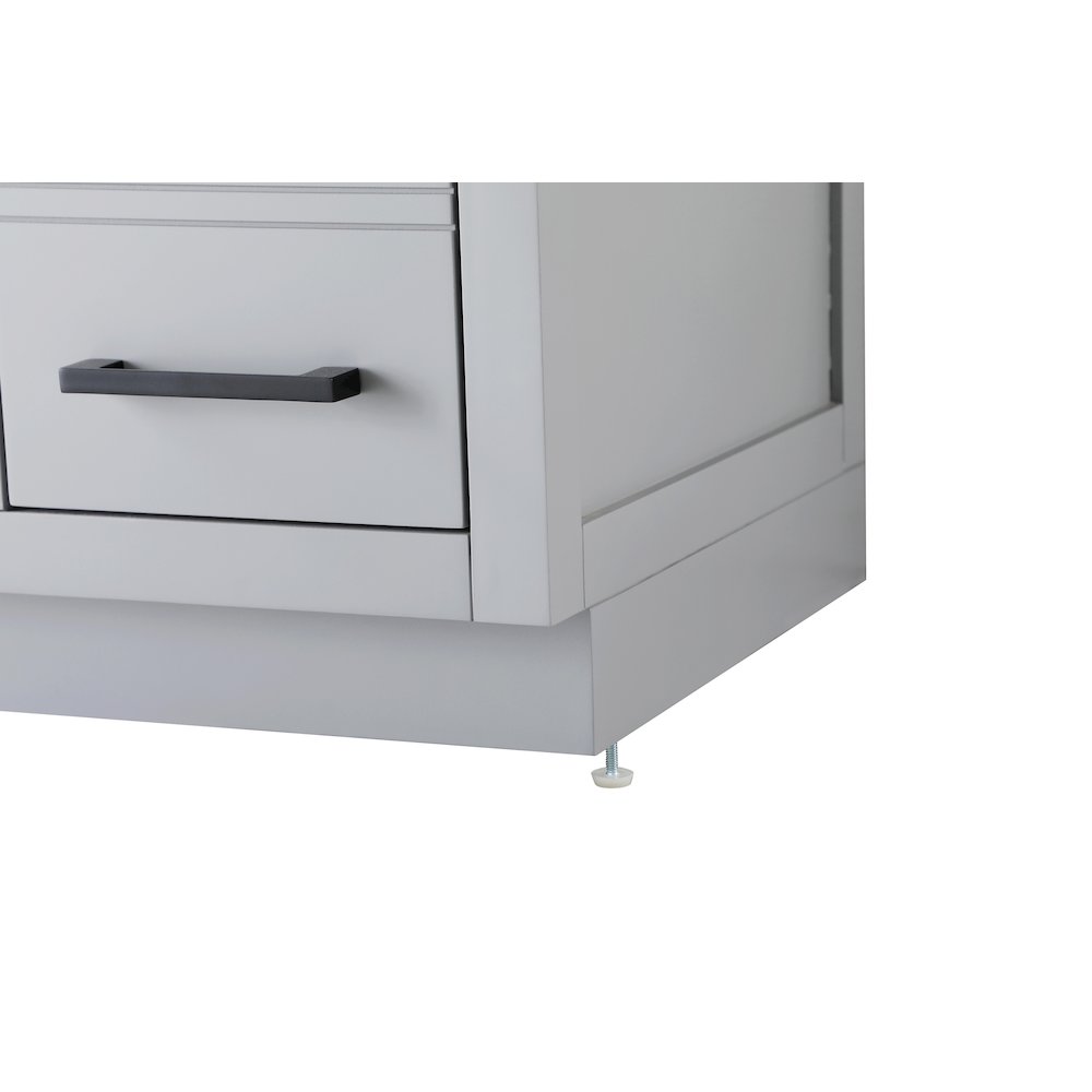 Alden 48 Inch Single Bathroom Vanity In Grey. Picture 11
