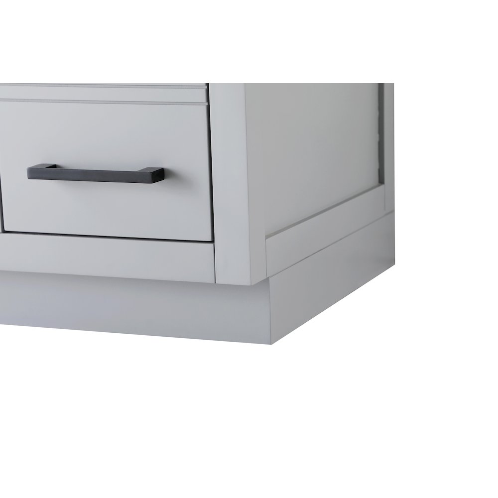 Alden 48 Inch Single Bathroom Vanity In Grey. Picture 10