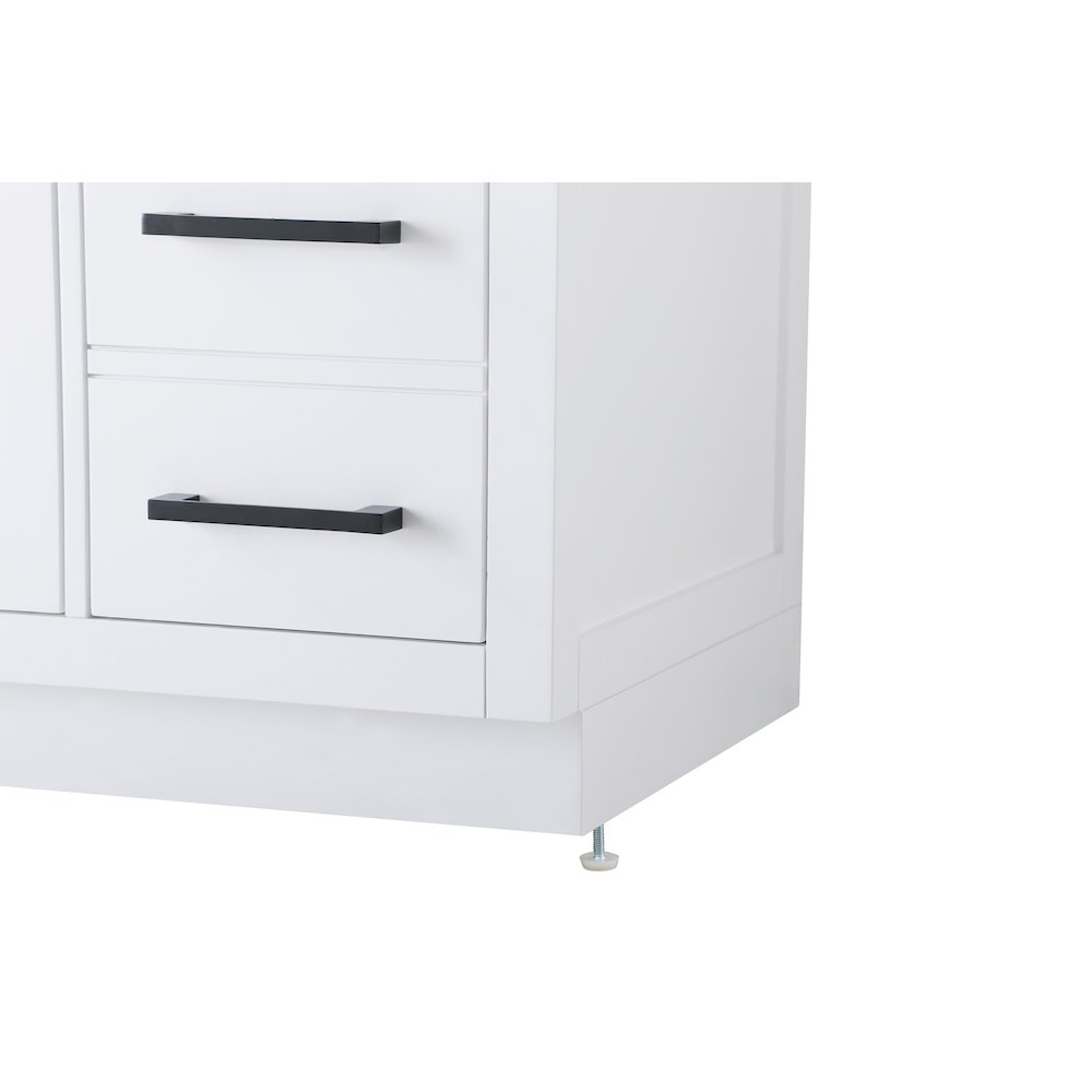Alden 48 Inch Single Bathroom Vanity In White. Picture 11