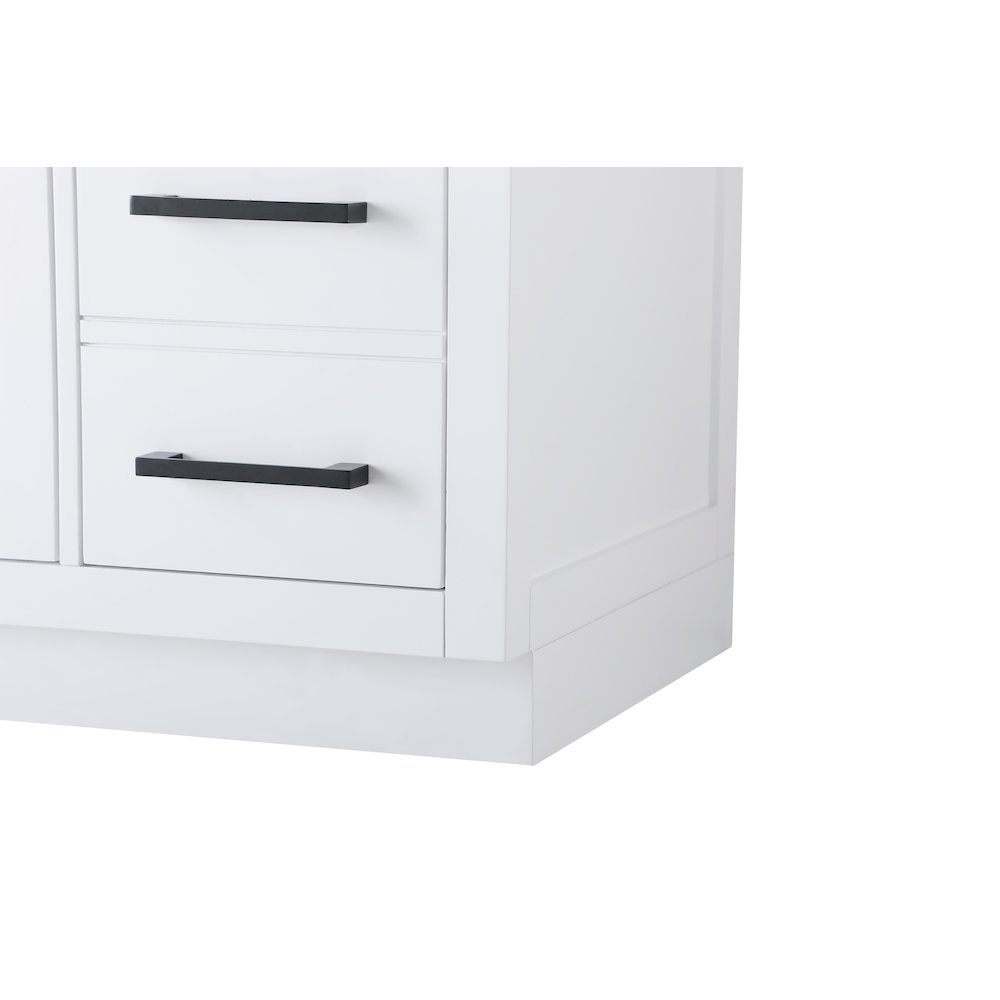 Alden 48 Inch Single Bathroom Vanity In White. Picture 10