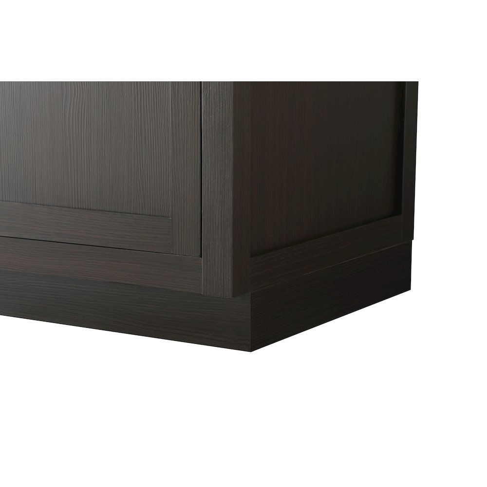Alden 54 Inch Double Bathroom Vanity In Mocha Brown. Picture 10