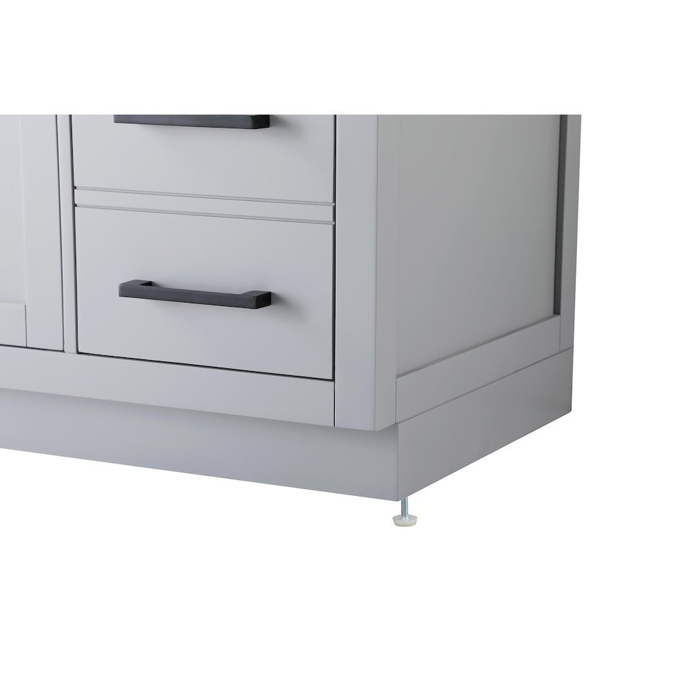 Alden 54 Inch Single Bathroom Vanity In Grey. Picture 11