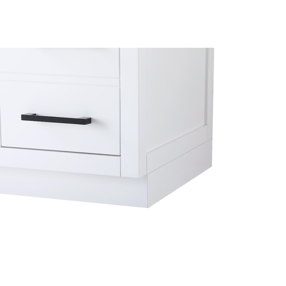 Alden 54 Inch Single Bathroom Vanity In White. Picture 10