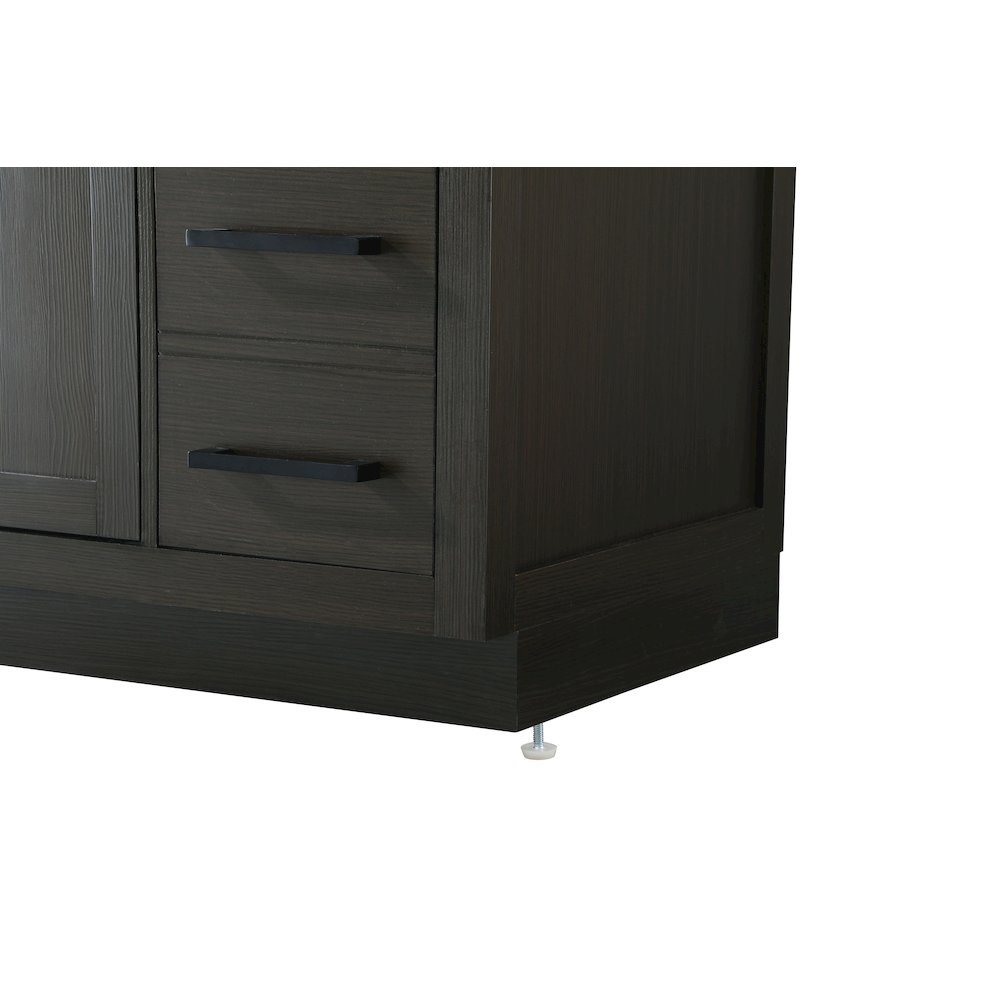 Alden 60 Inch Single Bathroom Vanity In Mocha Brown. Picture 11