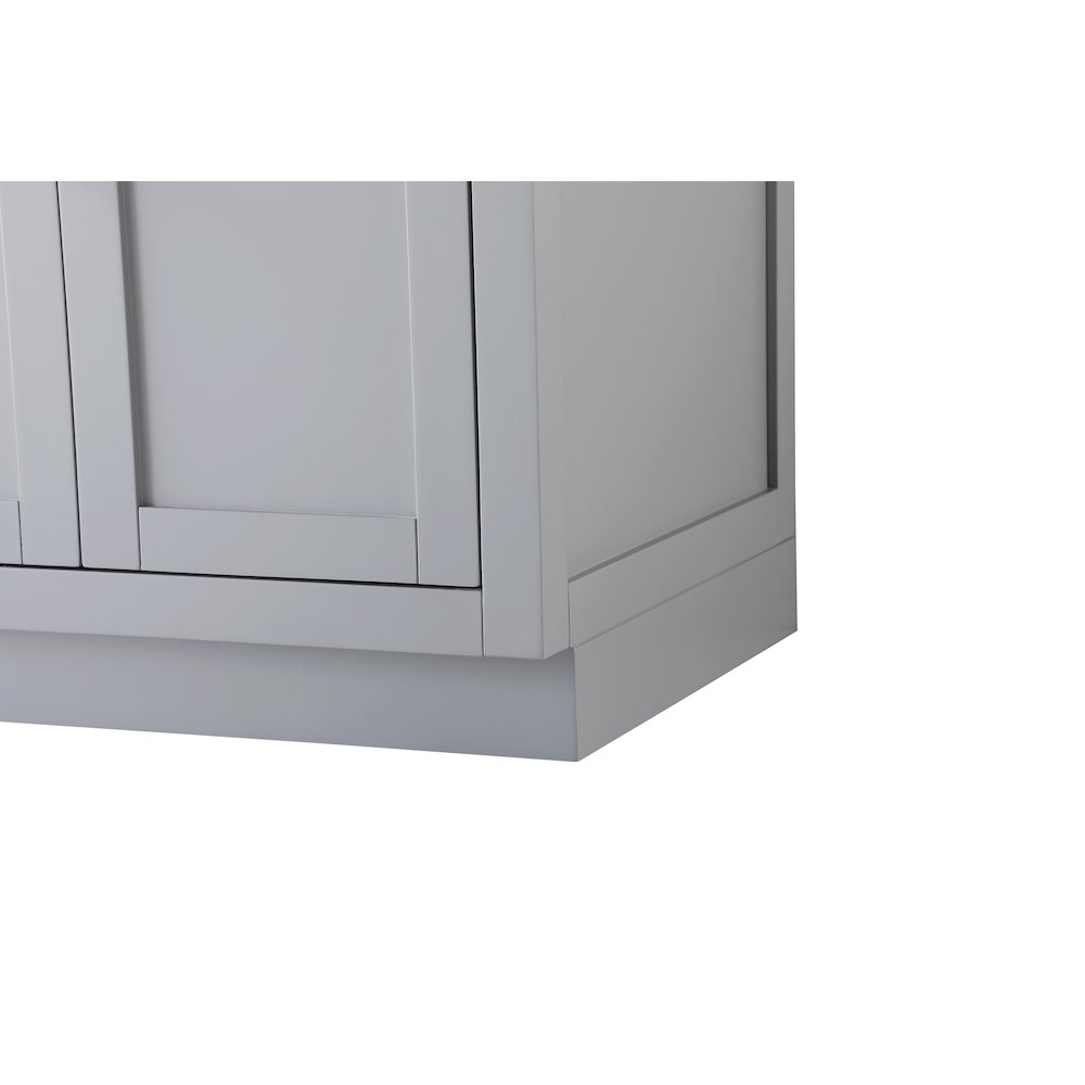 Alden 72 Inch Double Bathroom Vanity In Grey. Picture 10