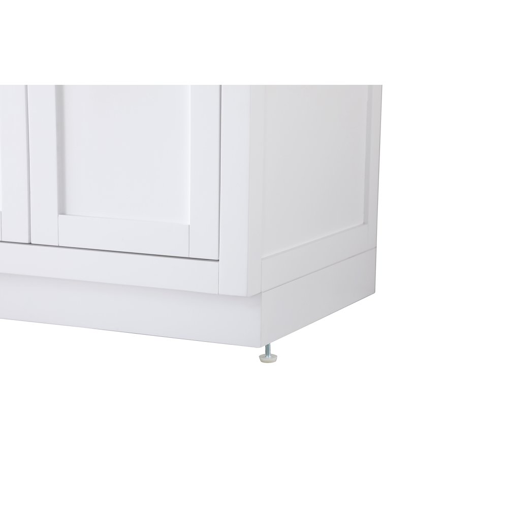 Alden 72 Inch Double Bathroom Vanity In White. Picture 11