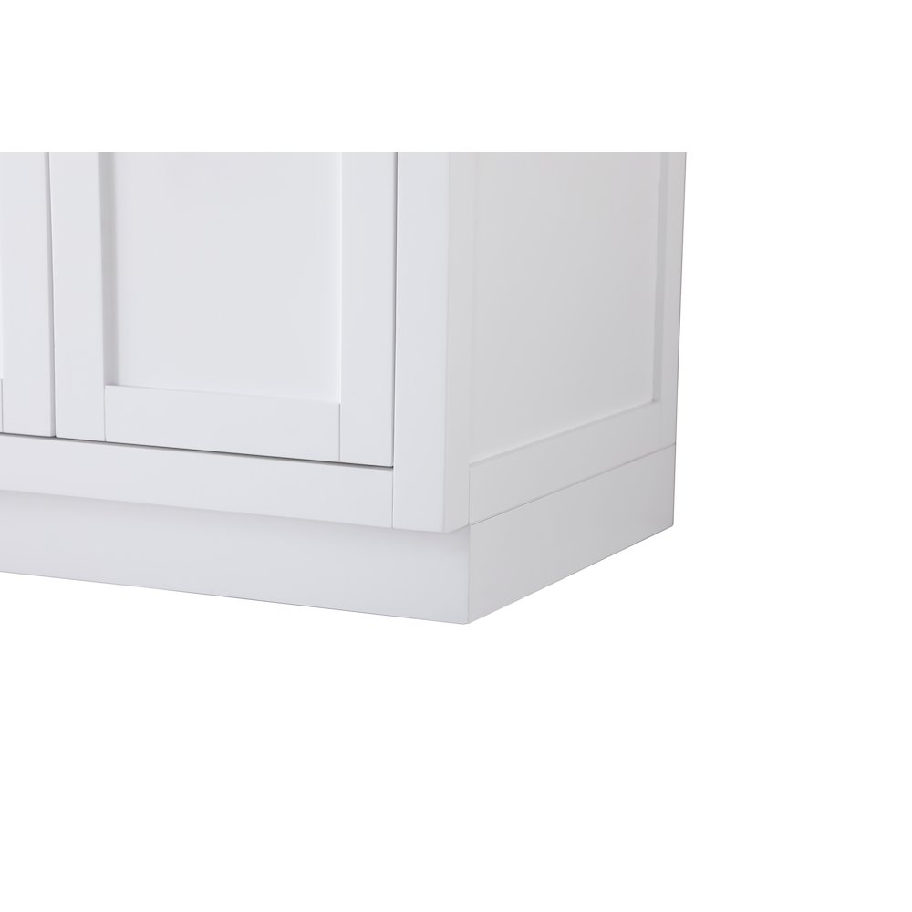 Alden 72 Inch Double Bathroom Vanity In White. Picture 10