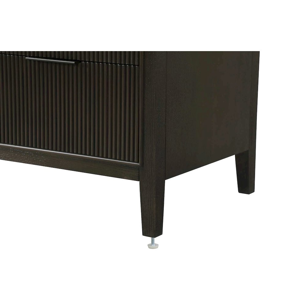24 inch Single Bathroom Vanity in Chocolate Oak. Picture 7