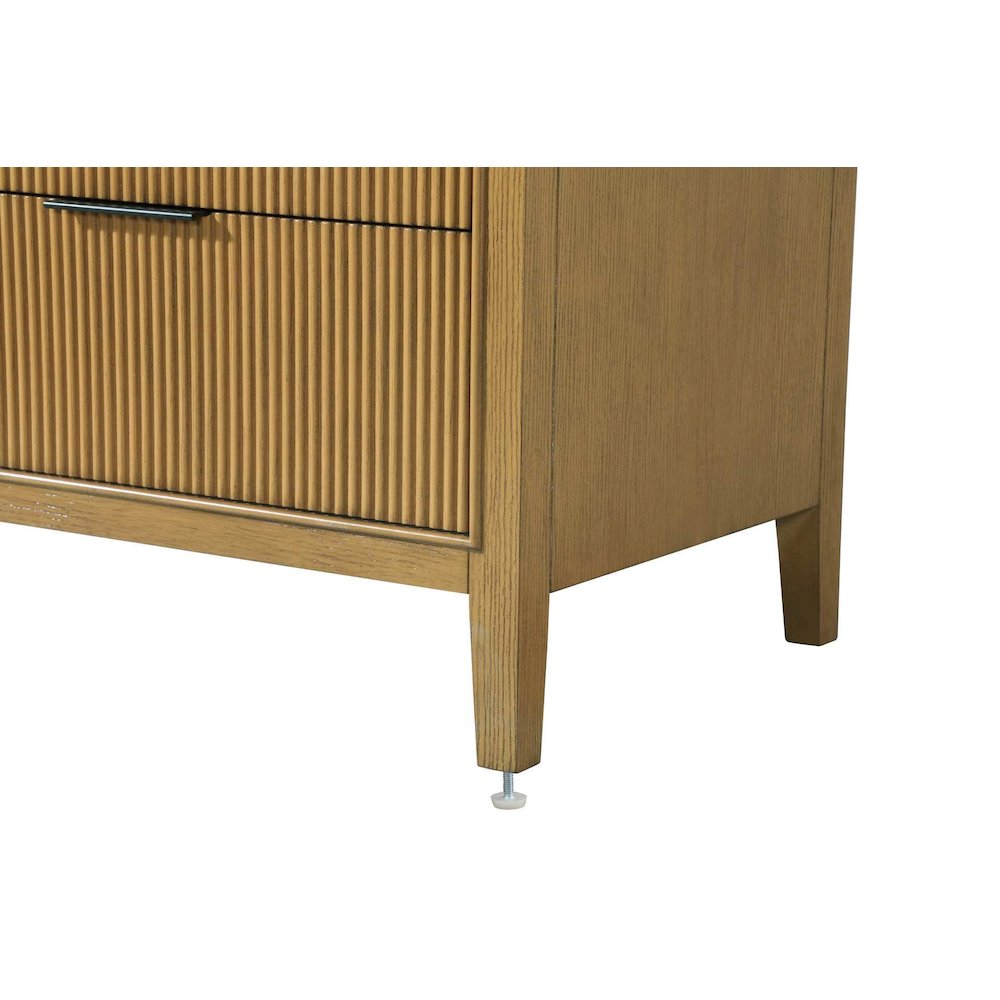 30 inch Single Bathroom Vanity in Honey Teak. Picture 9