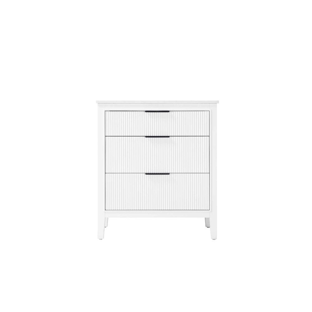 30 inch Single Bathroom Vanity in White. Picture 9