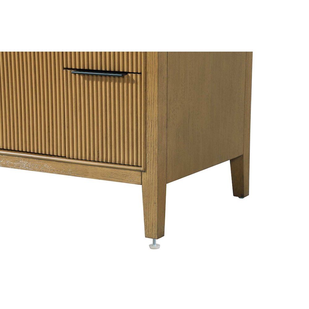 32 inch Single Bathroom Vanity in Honey Teak. Picture 9