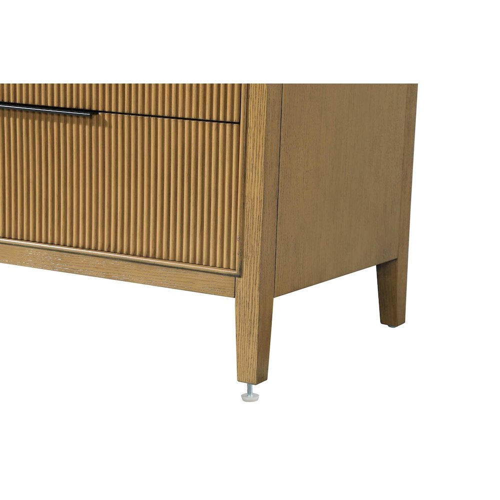 36 inch Single Bathroom Vanity in Honey Teak. Picture 9