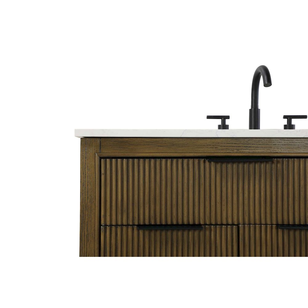 42 inch Single Bathroom Vanity in Hazel Oak. Picture 6