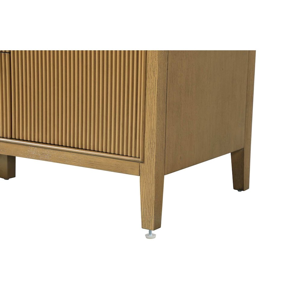 54 inch Double Bathroom Vanity in Honey Teak. Picture 9