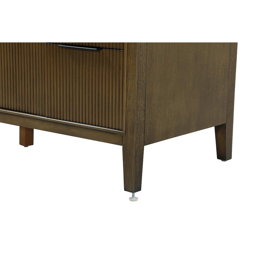 54 inch Single Bathroom Vanity in Hazel Oak. Picture 7