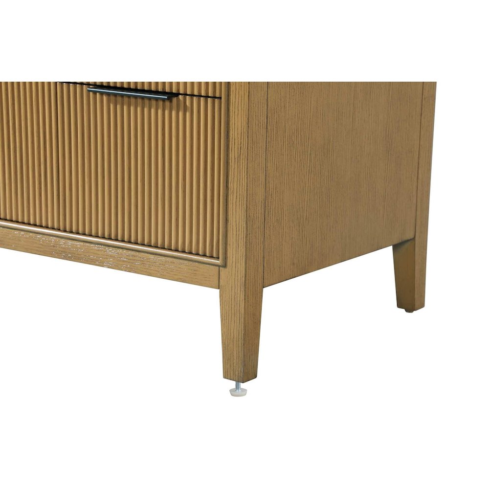 54 inch Single Bathroom Vanity in Honey Teak. Picture 9
