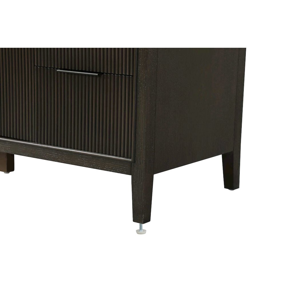 60 inch Single Bathroom Vanity in Chocolate Oak. Picture 7