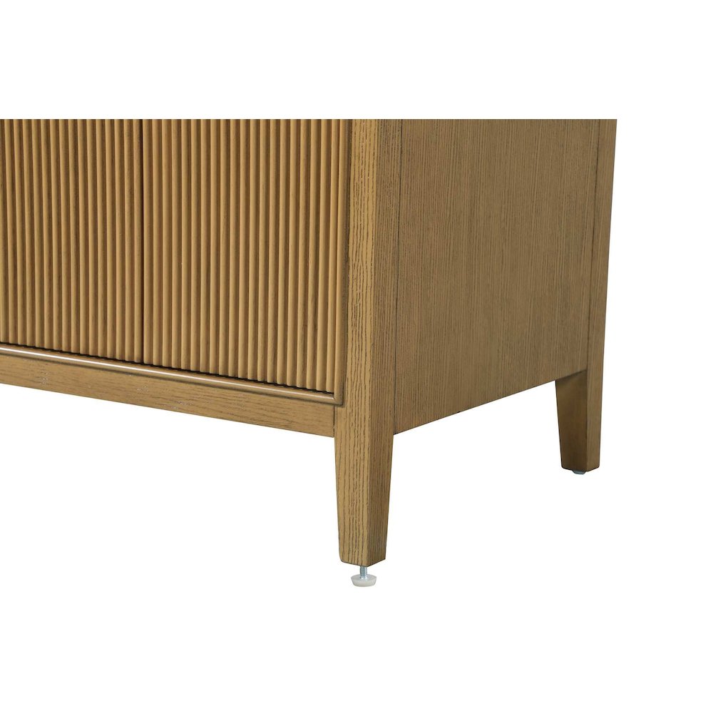 60 inch Double Bathroom Vanity in Honey Teak. Picture 9