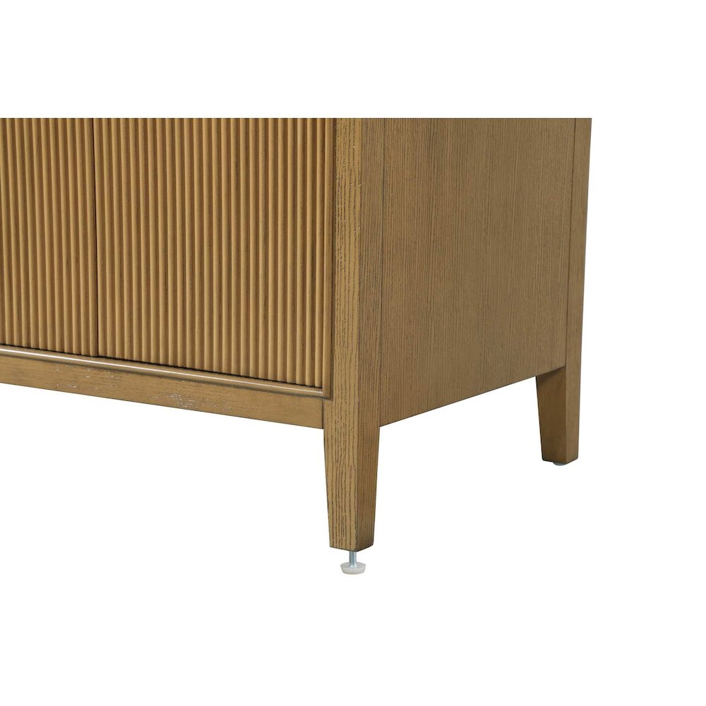 72 inch Double Bathroom Vanity in Honey Teak. Picture 9