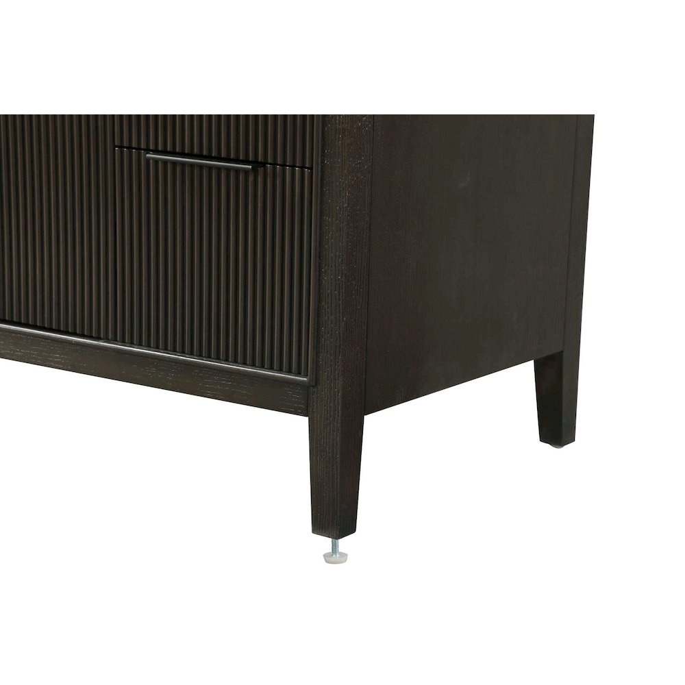 84 inch Double Bathroom Vanity in Chocolate Oak. Picture 7