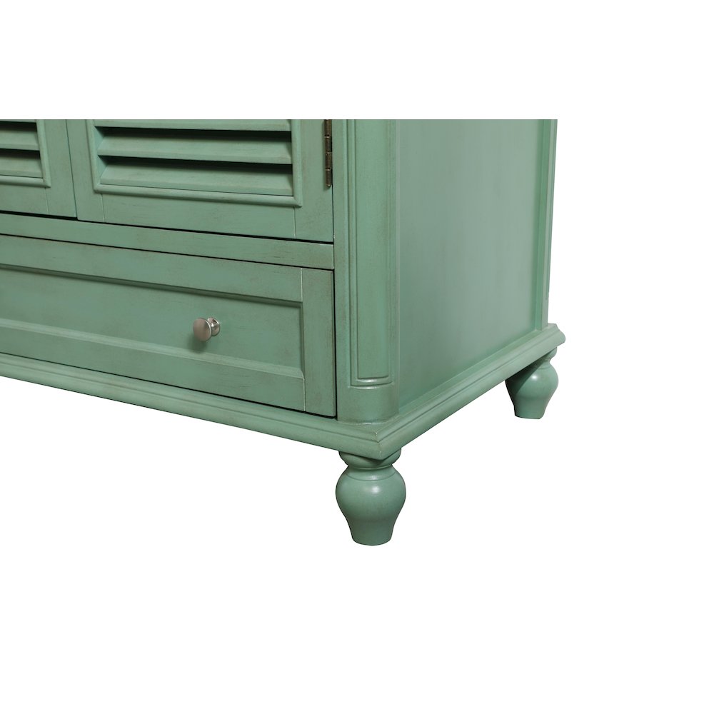 36 inch Single Bathroom Vanity in Vintage Mint. Picture 14