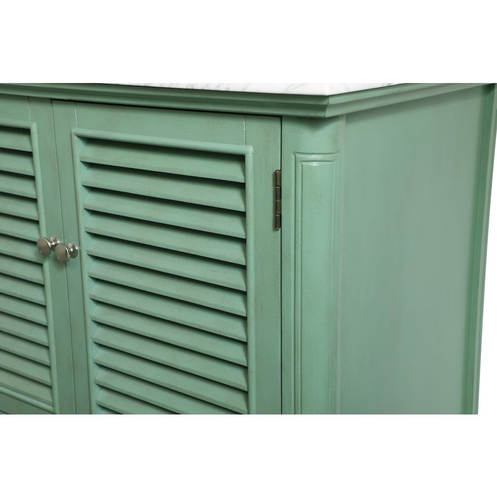 36 inch Single Bathroom Vanity in Vintage Mint. Picture 6