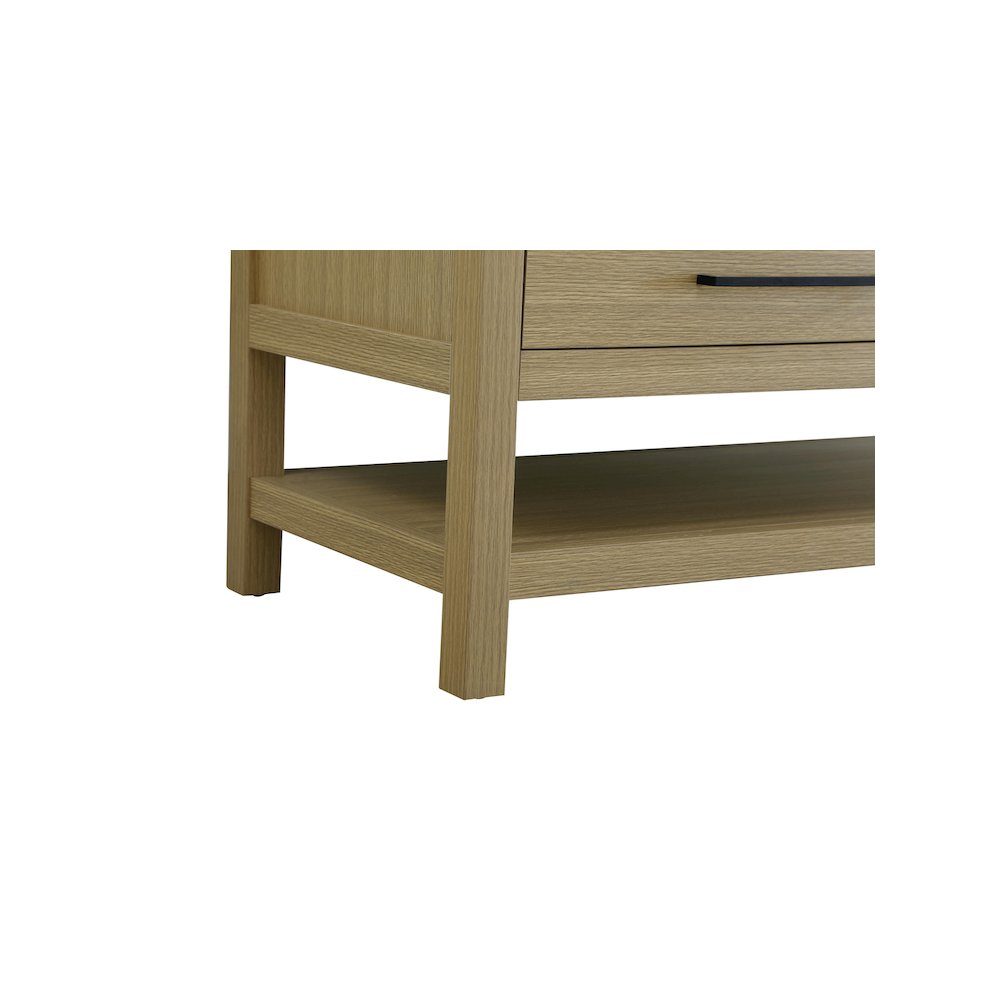 60 inch Double Bathroom Vanity in Honey Brown. Picture 10