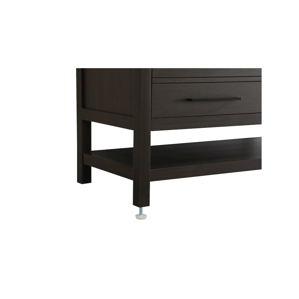 72 inch Double Bathroom Vanity in Mocha Brown. Picture 11