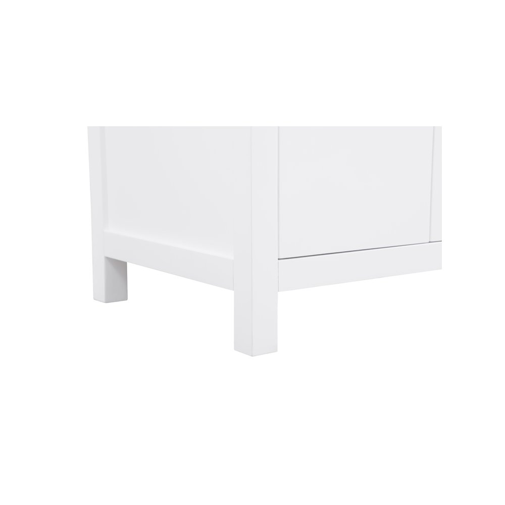 30 inch Single Bathroom Vanity In White with backsplash. Picture 10