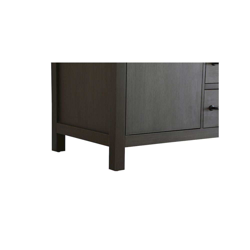 32 inch Single Bathroom Vanity In Mocha Brown with backsplash. Picture 10