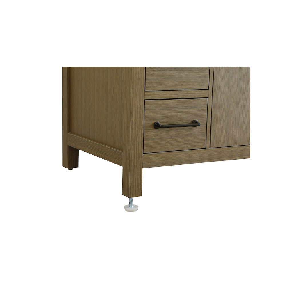 48 inch Single Bathroom Vanity In Chestnut Brown. Picture 11