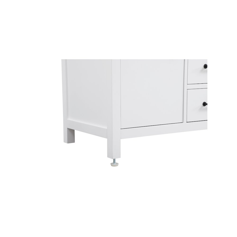 54 inch Double Bathroom Vanity In White. Picture 11