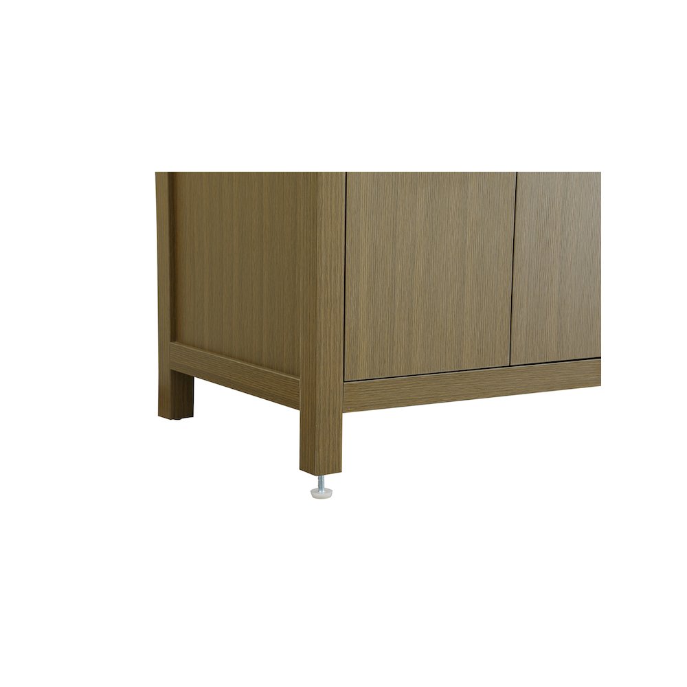 60 inch Double Bathroom Vanity In Chestnut Brown. Picture 11