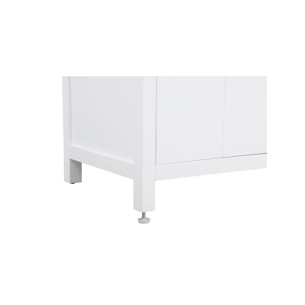 60 inch Double Bathroom Vanity In White. Picture 11